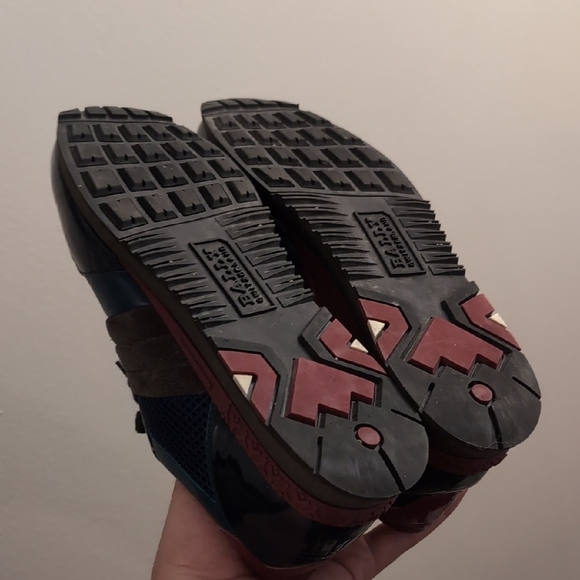 Bally "Ascar" Blue and Brown Sneakers - Picture 6 of 7